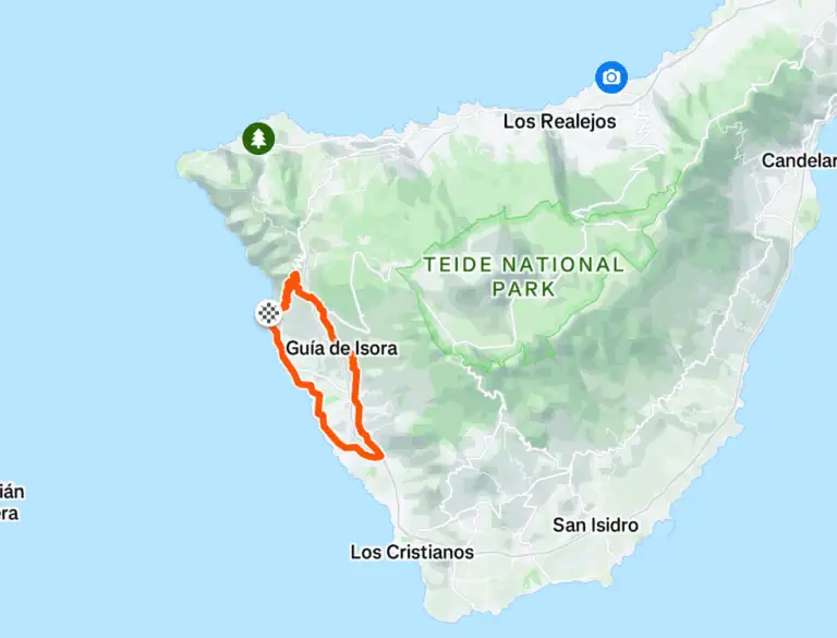 Warm-Up Loop: Puerto de Santiago – Adeje – Tamaimo